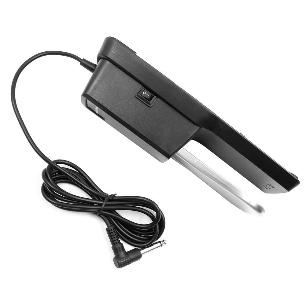 Alnicov Electronic Keyboards Sustain Pedal，Universal Foot Pedal with Polarity Switch，for Electronic Keyboards，Digital Piano