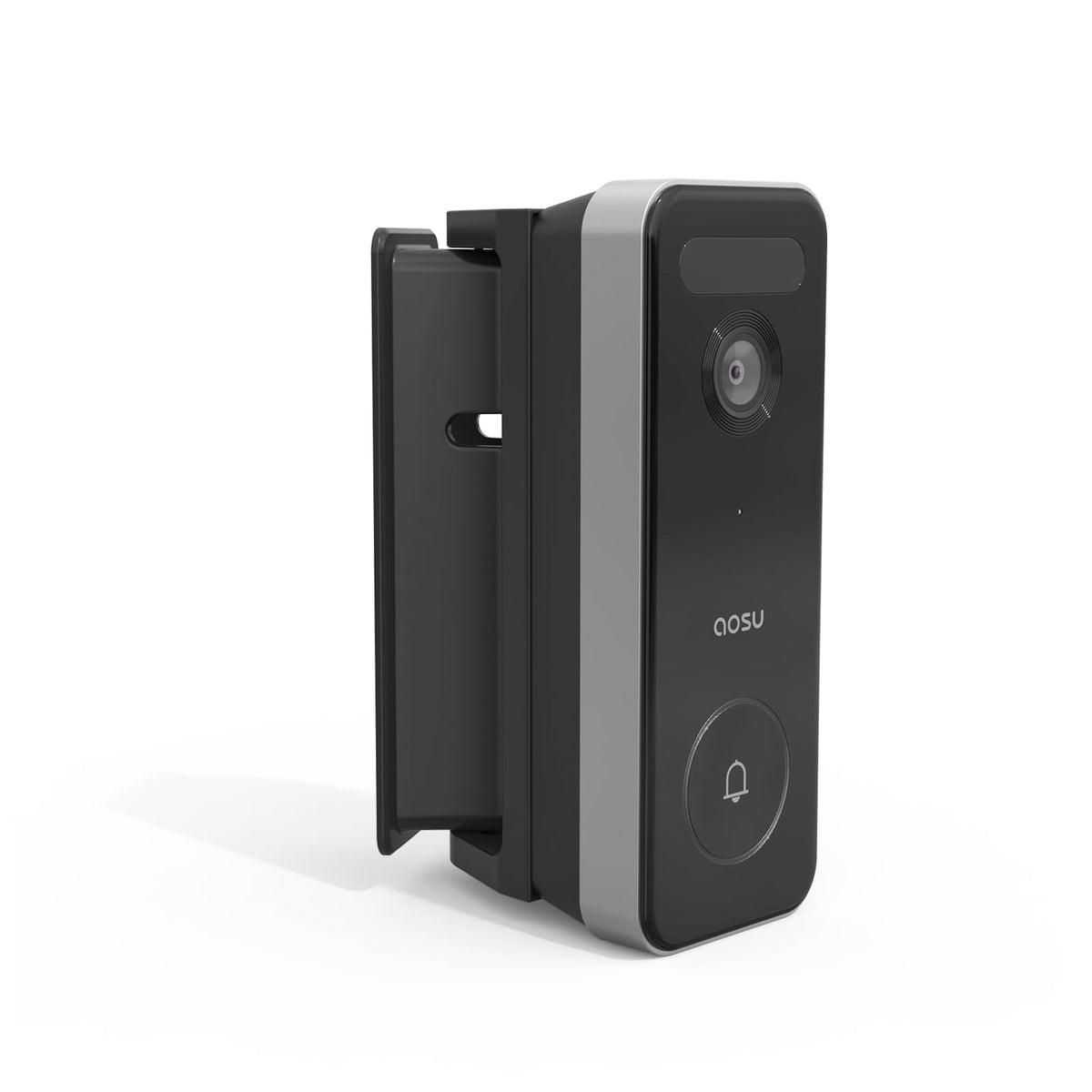 VOMENC Adjustable 0 to 90 Degree Left and Right Angle Mount Compatible with AOSU Video Doorbell Ultra (V8S1AX11)/Pro (V8P1AX11)/SE (V8E2CA11) Camera (Black)