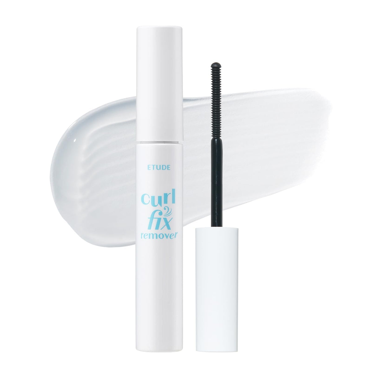 ETUDE Curl Fix Waterproof Mascara Remover with Biotin and Argan Oil, 0.3 oz