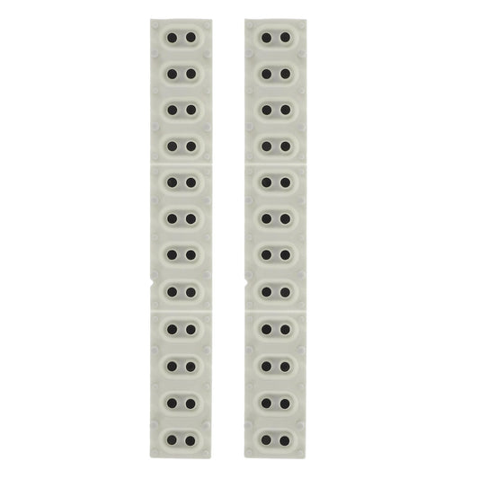 LALADEFIEE 2pcs Conductive Rubber Contact Strip - Silicone Key Contact Pad for Electronic Keyboard Button Repair Digital Piano Rubber Replacement Accessory 12-Key