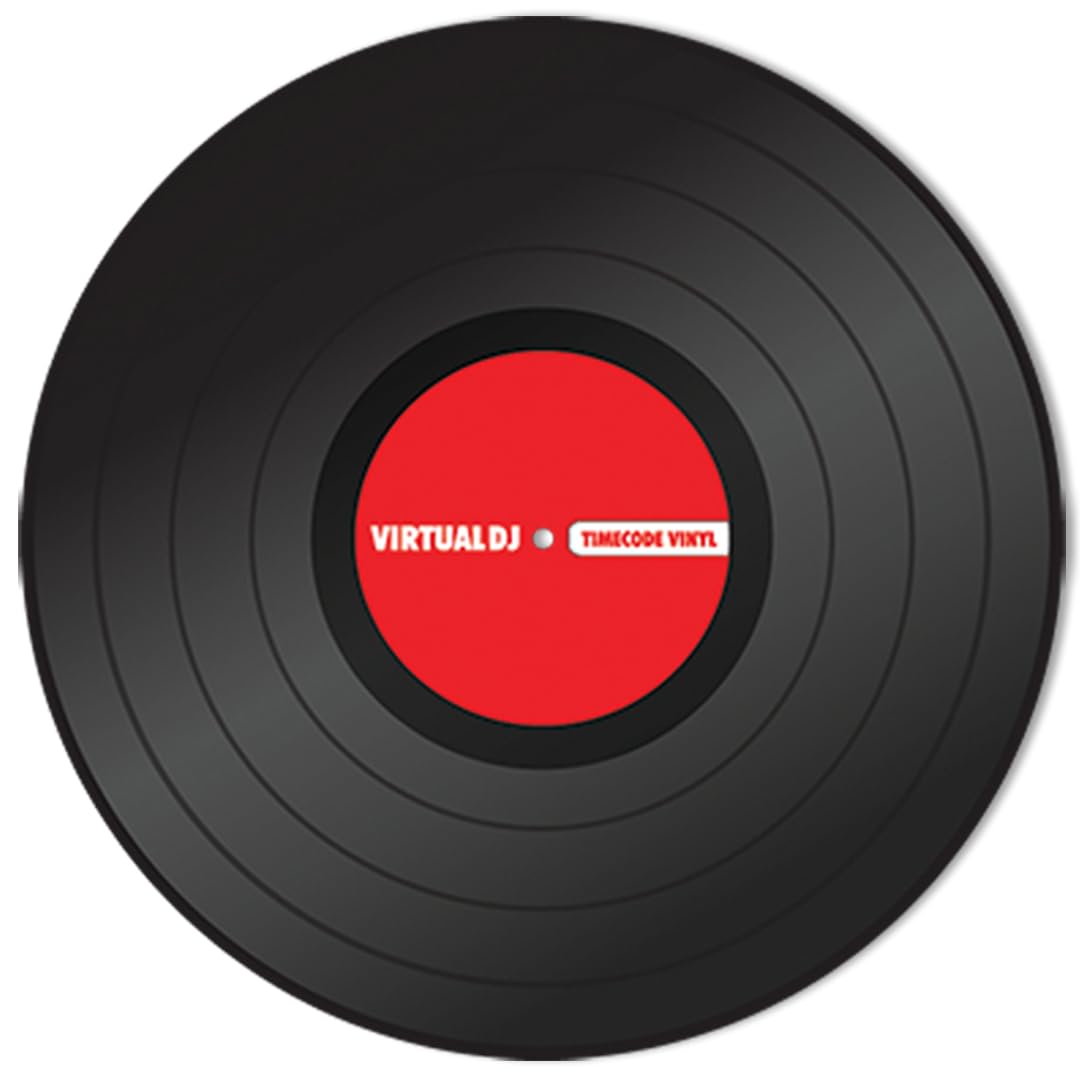 VirtualDJ Timecode Control Vinyl (Black)