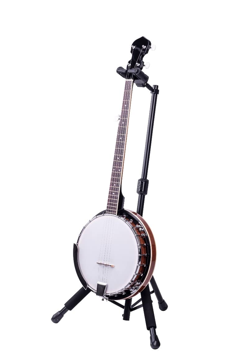 Hercules Stands GS415B PLUS Single Guitar Stand with Auto Grip System and Foldable Yoke