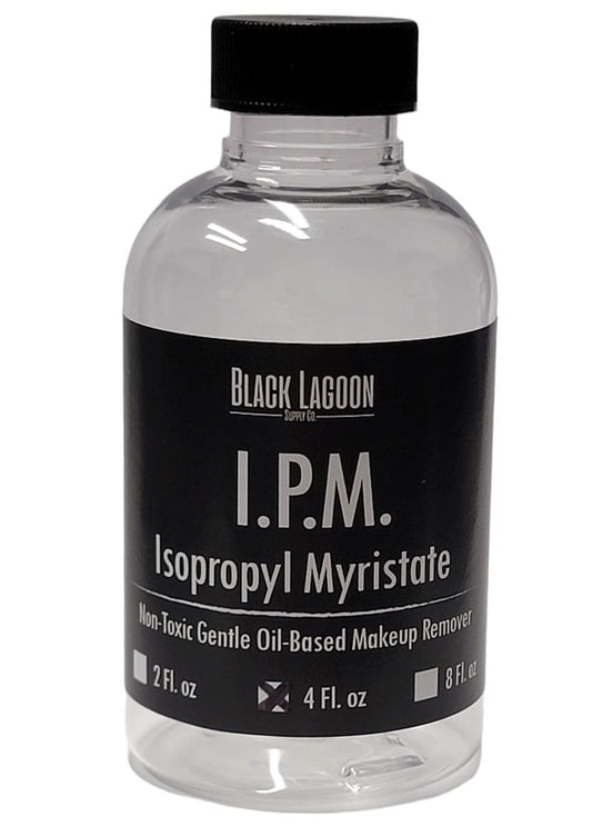 IPM Isopropyl Myristate 4 Oz - Professional Makeup & Adhesive Remover - Removes Pros-aide & PAX Paint - Makeup Thinner