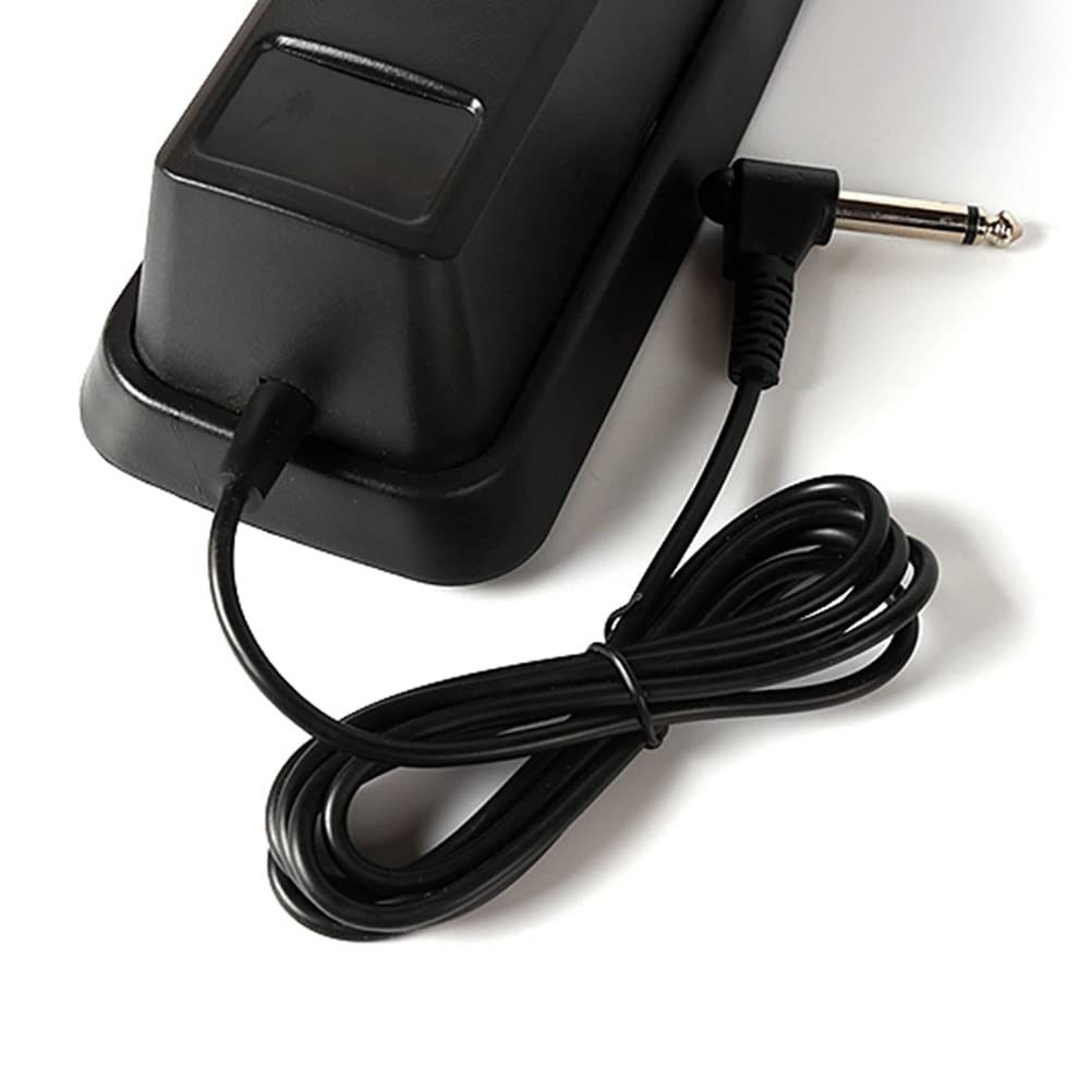 Alnicov Electronic Keyboards Sustain Pedal，Universal Foot Pedal with Polarity Switch，for Electronic Keyboards，Digital Piano