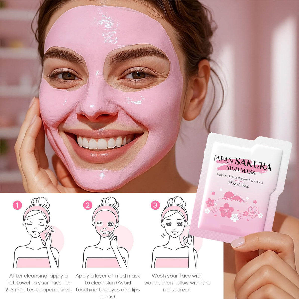 60Pcs Mini Travel Skincare Sets, Mini Travel Items Including Face Wash, Serum, Toner, Lotion, Moisturizing Cream, Sakura Mud Mask, Face Skin Care Routine Kit Organic Skin Care Kit - thewildfolk 60Pcs Mini Travel Skincare Sets, Mini Travel Items Including Face Wash, Serum, Toner, Lotion, Moisturizing Cream, Sakura Mud Mask, Face Skin Care Routine Kit Organic Skin Care Kit