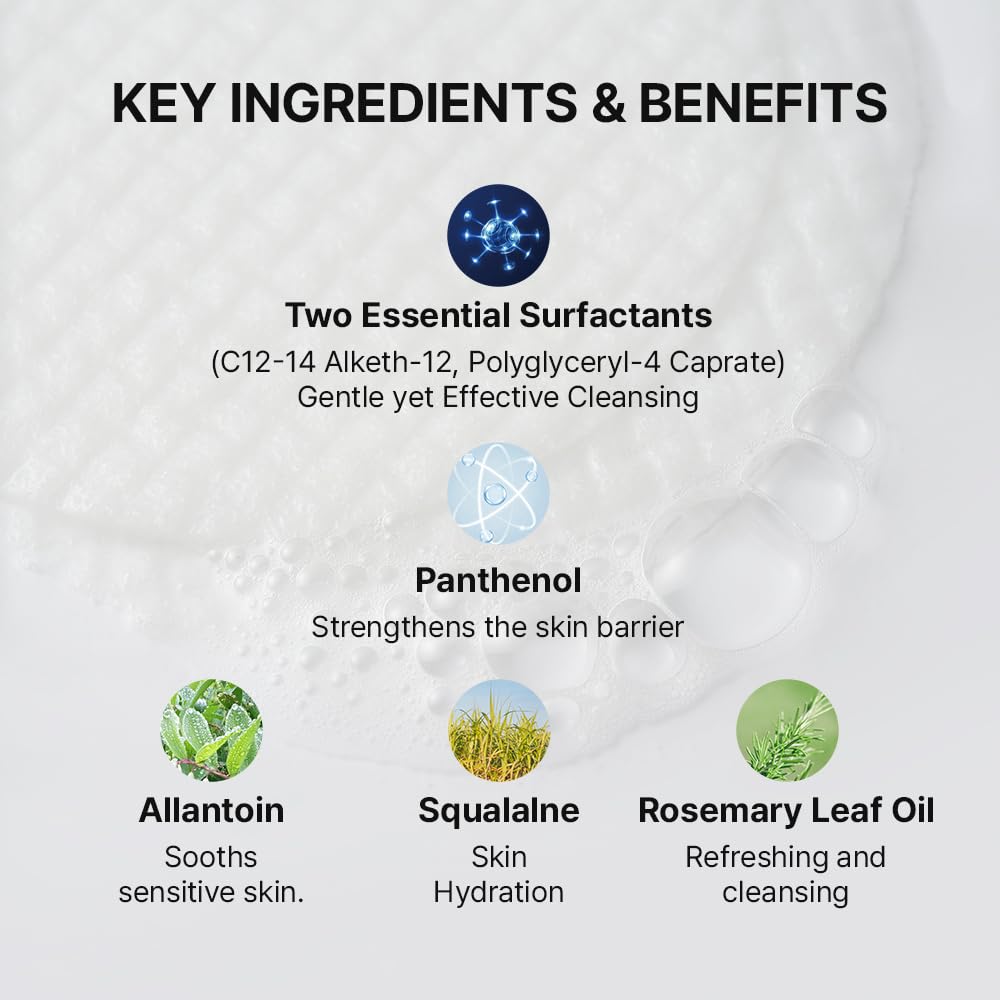 NEEDLY Mild Cleansing Pad, Makeup Remover for Sensitive Skin (60 Pads), Triple Deep Cleansing, Barrier Care with Only Two Surfactants & Panthenol, Extra-Large Soft Vegan Pad, Korean Skincare