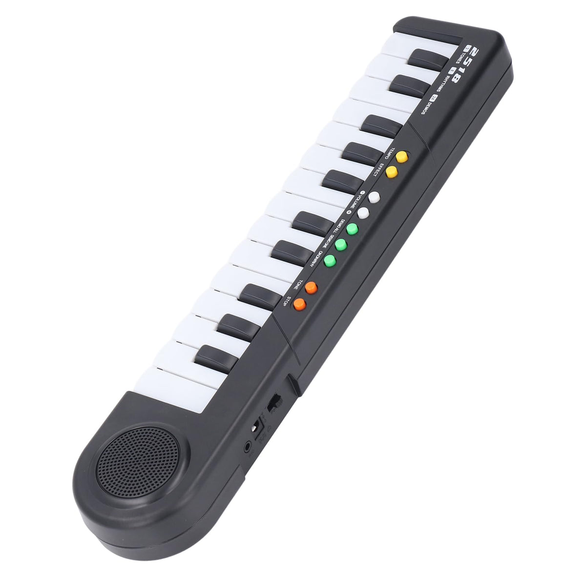 Digital Piano Keyboard with 25 Keys for Adjustable Tones, Rhythm Options, Sound Effects, User-friendly Music Toy, with 24 Demos Classic Songs, for Ages 3 and Up