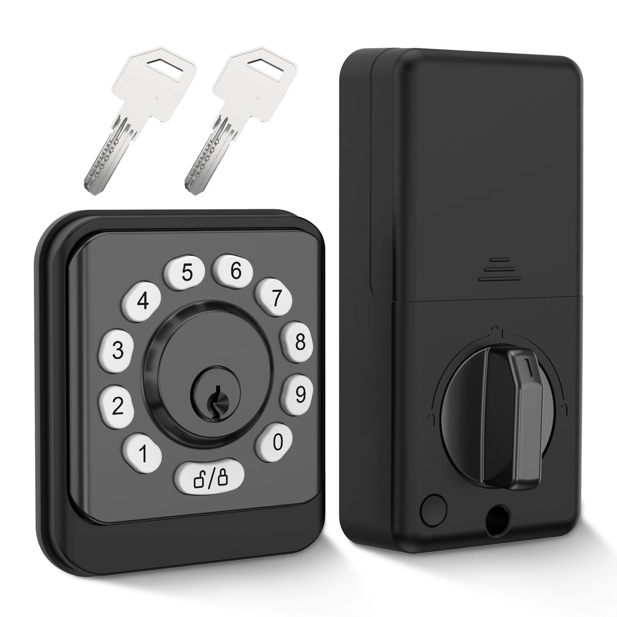 Keypad Smart Door Lock, Keyless Entry Door Lock with Keypad