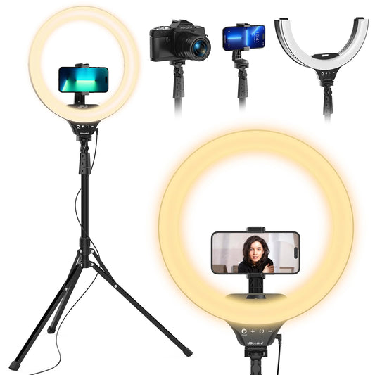 UBeesize 14-Inch Foldable Ring Light