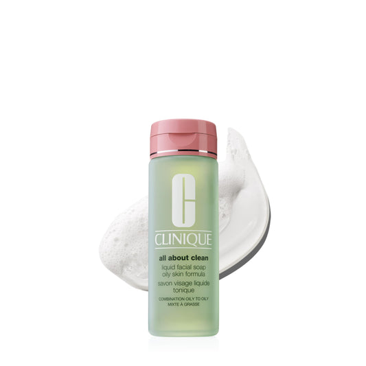 Clinique All about Clean Liquid Facial Soap Oily Skin, 6.7 Ounce