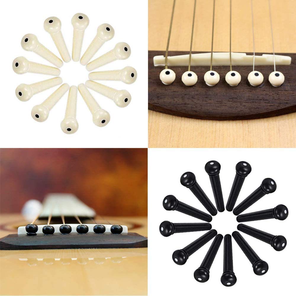 Guitar Accessories Kit Including Guitar Strings,Tuner,Guitar Capo, Restring Tool,Pick Holder,Bridge Pins,Finger Picks,Guitar Nuts and Saddles