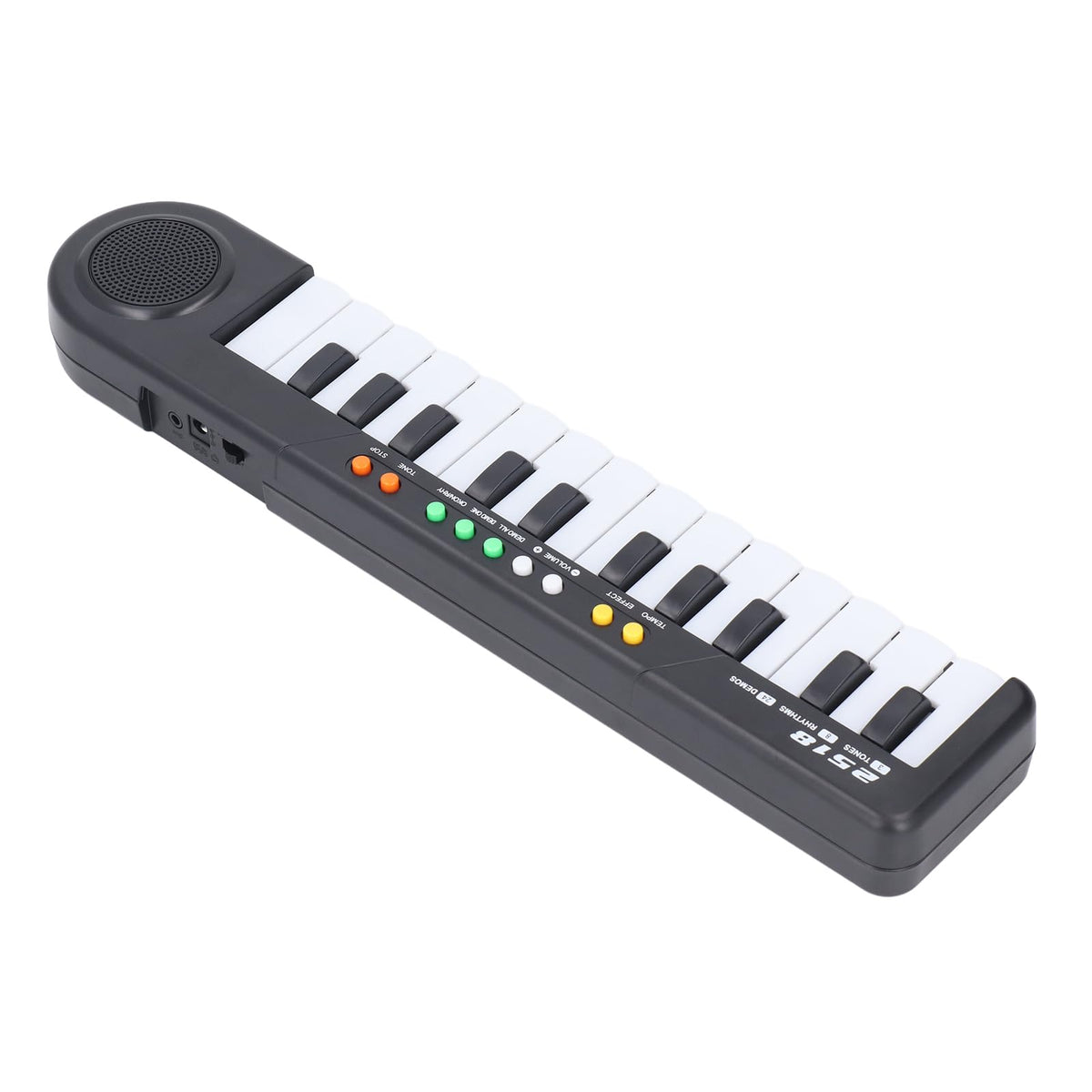 Digital Piano Keyboard with 25 Keys for Adjustable Tones, Rhythm Options, Sound Effects, User-friendly Music Toy, with 24 Demos Classic Songs, for Ages 3 and Up