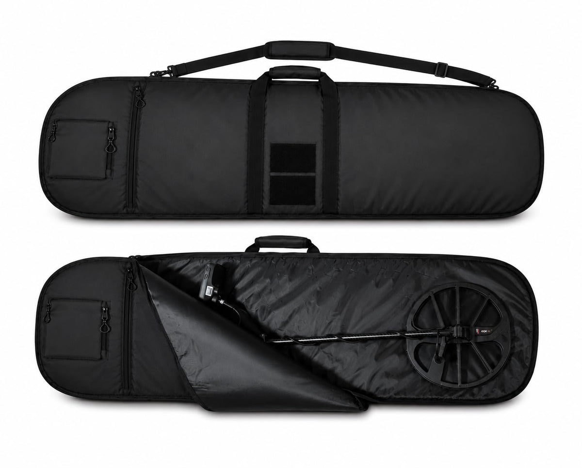 Padded 53" Heavy Duty XL 3 Zipper Bag for Metal Detector Carry and Travel