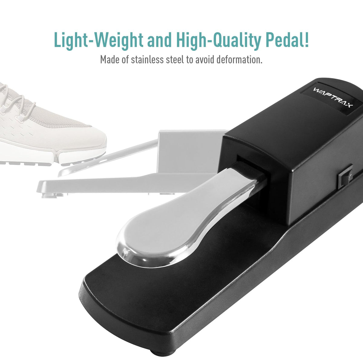 Sustain Pedal for Electronic Keyboards Digital Pianos Polarity Switch