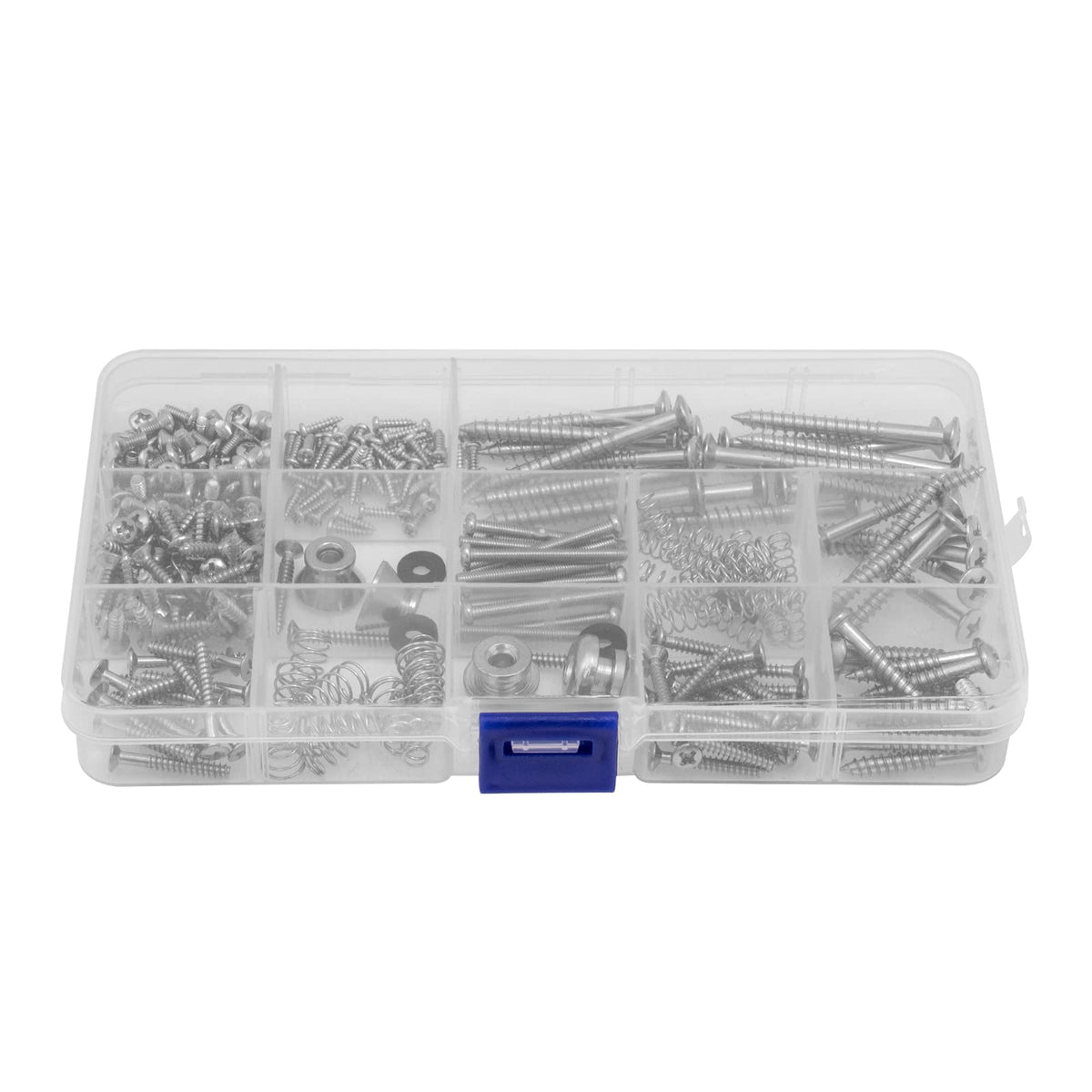 Cheerock 254-Piece Guitar Screw Kit 9 Types for Bridge Pickup and Pickguard