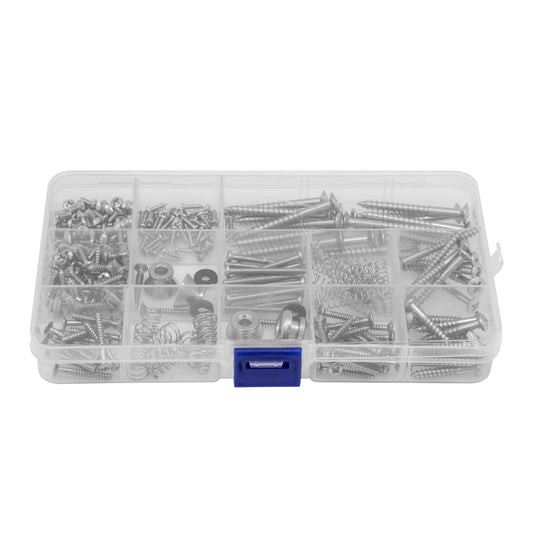 Cheerock 254-Piece Guitar Screw Kit 9 Types for Bridge Pickup and Pickguard