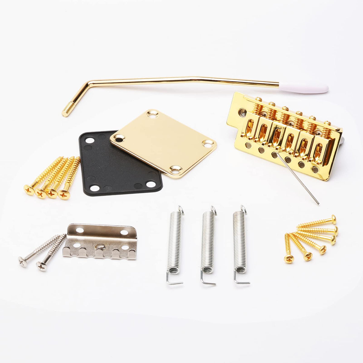 Swhmc Golden 6 Strings Electric Guitar Tremolo Bridge Bar Kit