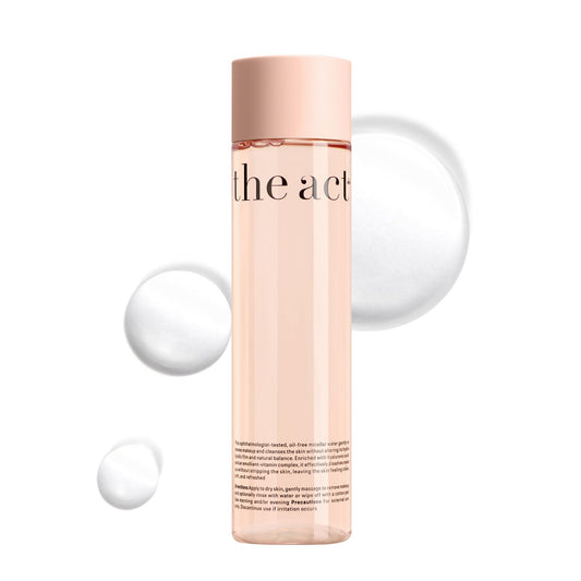 The Act Micellar Water Makeup Remover – Gentle Cleansing for Face & Eyes – Hydrating, Alcohol-Free, Non-Comedogenic, Organic, Sensitive Skin, Waterproof Makeup Remover, Vegan, 8.45 fl oz