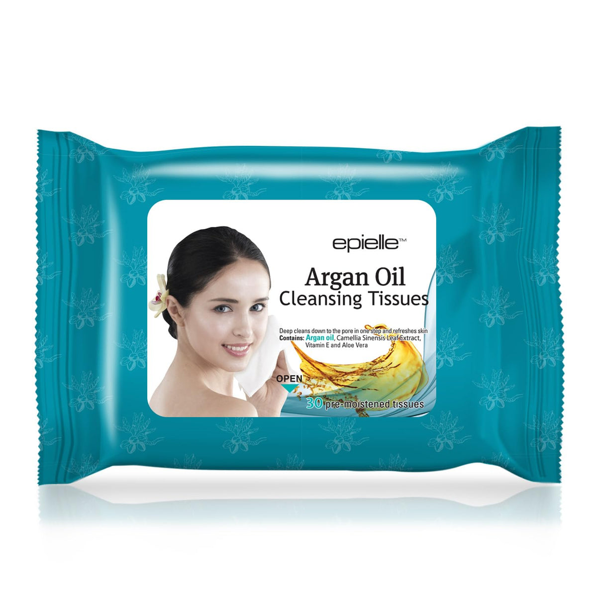 Epielle Makeup Remover Wipes, Remove Waterproof Mascara, Gentle Daily Facial Cleanser Towelettes with Collagen, Cucumber & Argan Oil, Stocking Stuffers, 60 Count (Pack of 4)