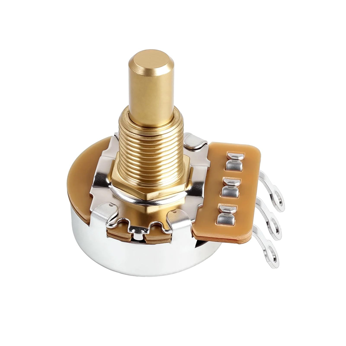 Banworks Brass B250K Imperial 3/8" Thread Full Sized Guitar Solid Shaft Pot