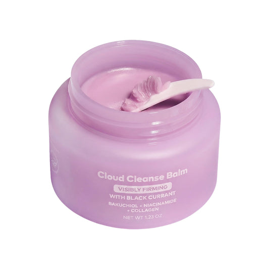 The Original MakeUp Eraser Cloud Cleanse MakeUp Erasing Balm - Melting Cleanser & Remover for Face - Visibly Firms with Niacinamide, Collagen & Black Currant - Spatula Included - 1.28 oz