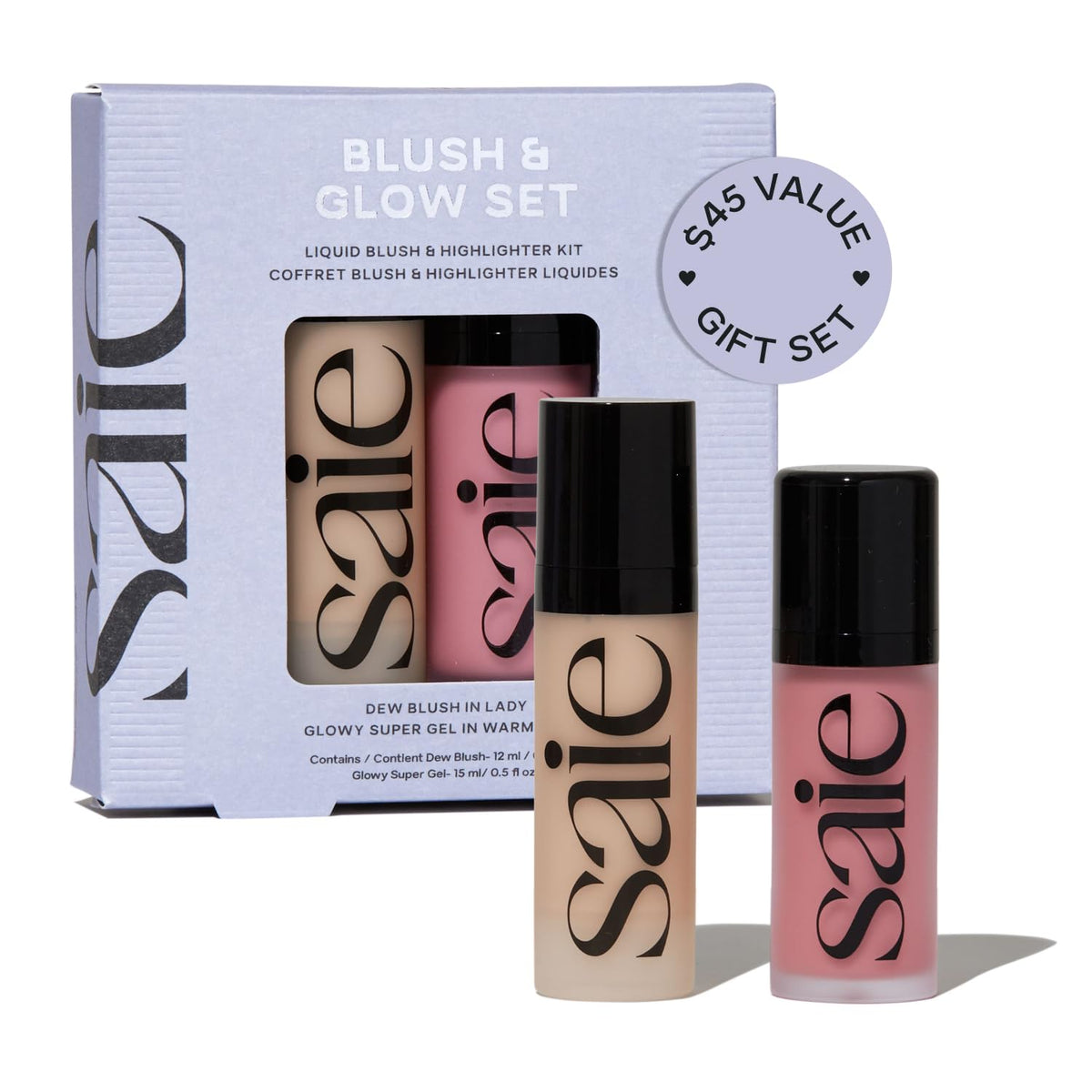 Saie Blush Glow Makeup Set