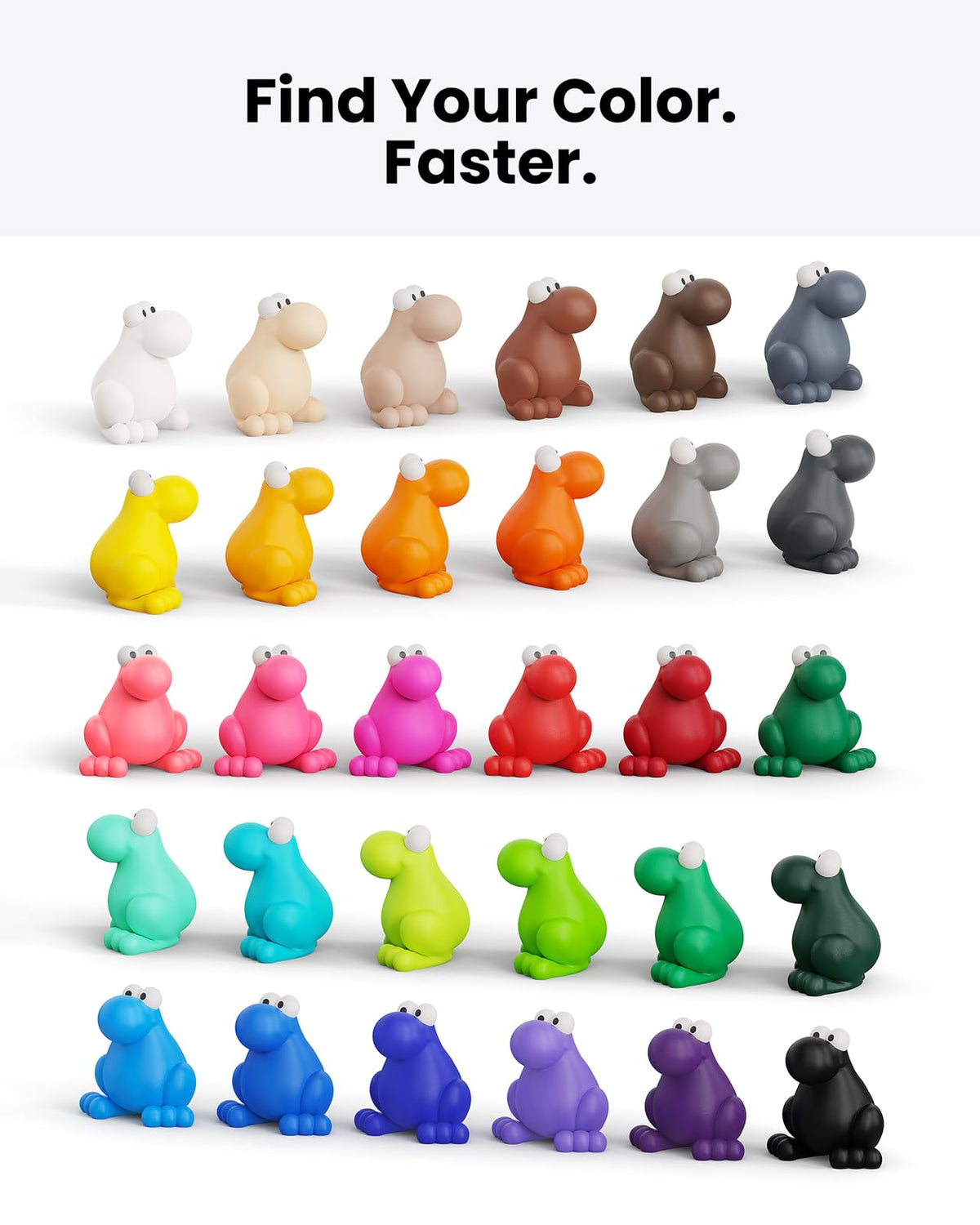 MarsWork Pre-Dried PLA Basic, 8 x 250g Bundle for Bambu Lab 3D Printers