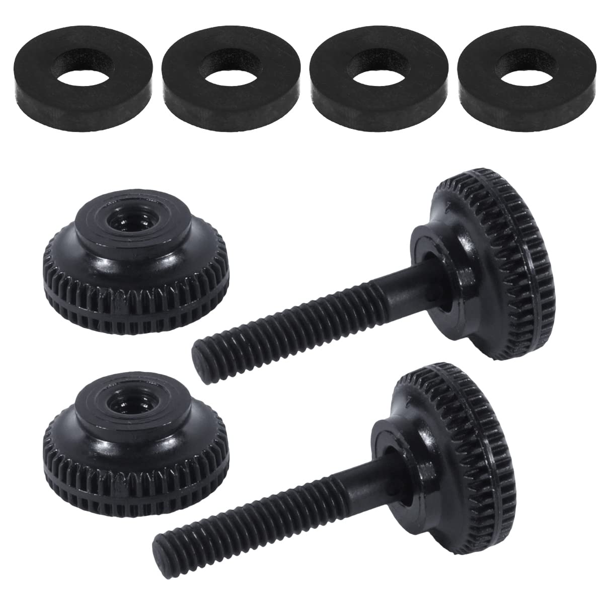 2 Fisher and Teknetics Metal Detector Coil Hardware Kits, Nuts, Bolts & Washers