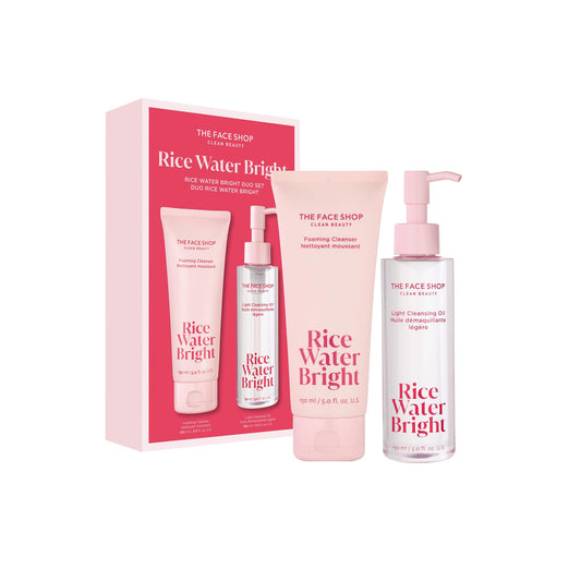 THE FACE SHOP Rice Water Bright Double Cleansing Duo Set