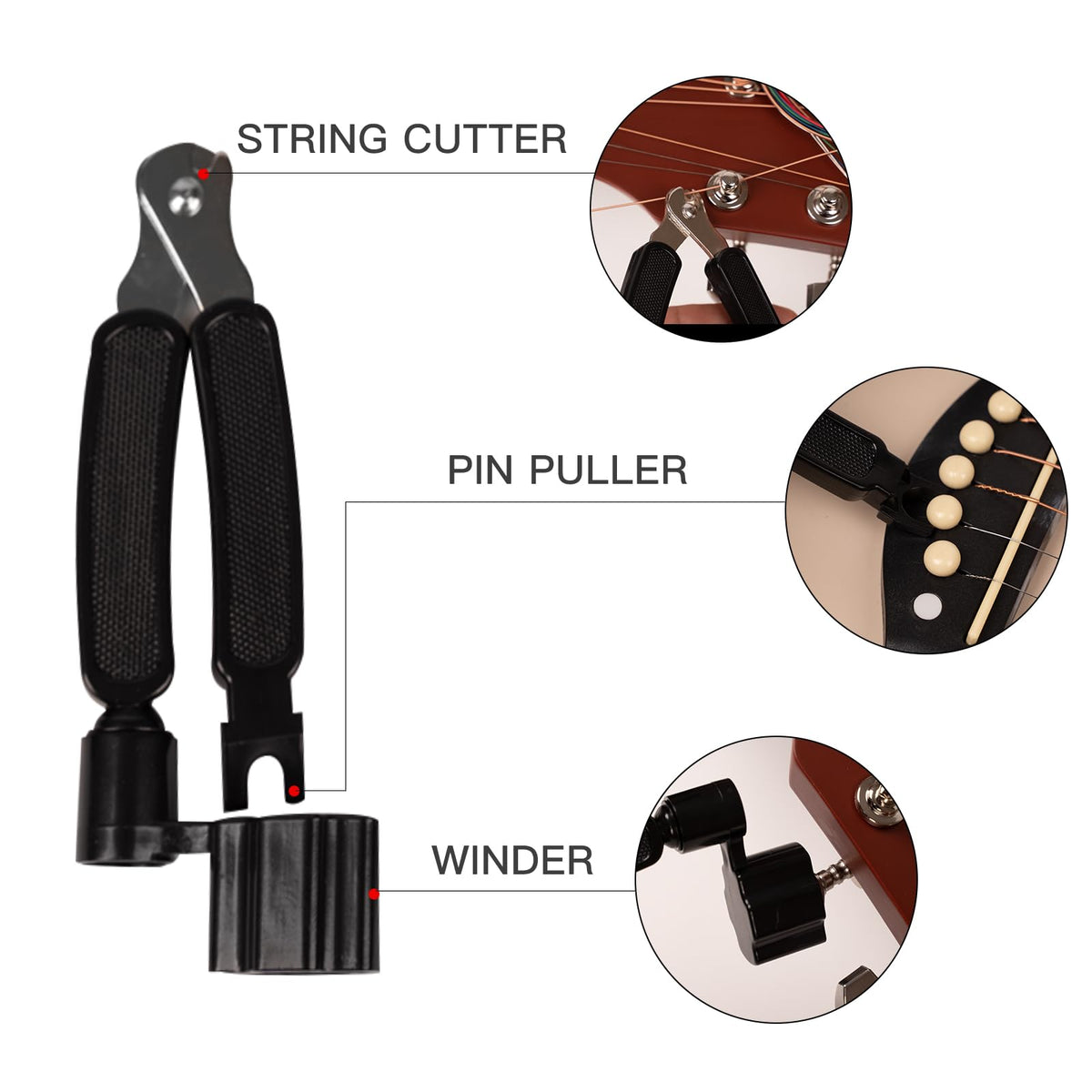 Moomuto 88PCS Acoustic Guitar Accessories Kit,All-in-One Starter Set
