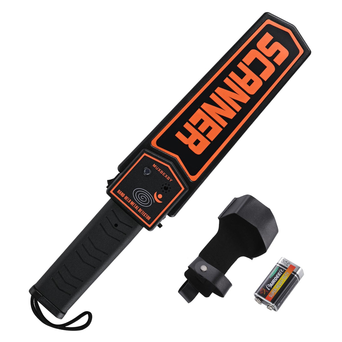 Professional Security Metal Scanner,Handheld Metal Detector Wand for Adults,Adjustable Sensitivity Scan, with 9v Battery,Portable High Security Metal Check