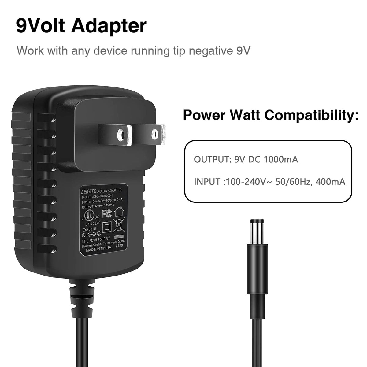 LEKATO Looper Pedal,Guitar Looper Pedal with 9V 0.6A Looper Pedal Power Supply Adapter, Effect Loop Pedal with SYNC & Tuner Function Loop Pedal for Electric Guitar 3 Loops 18 Minutes Record Time