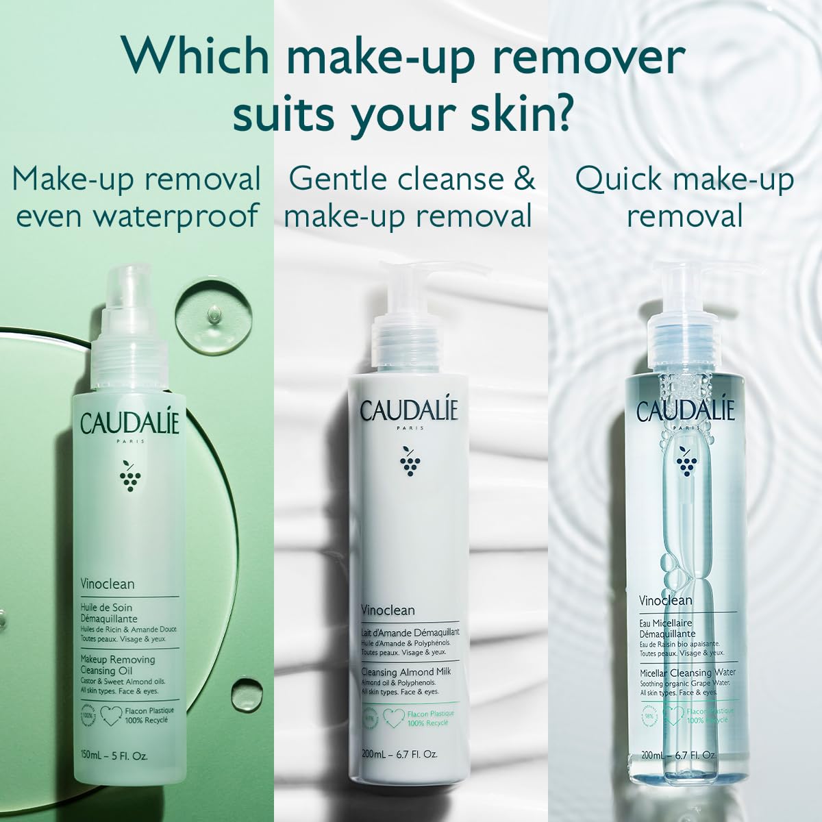 Caudalie Vinoclean Makeup Removing Cleansing Oil - 150 mL