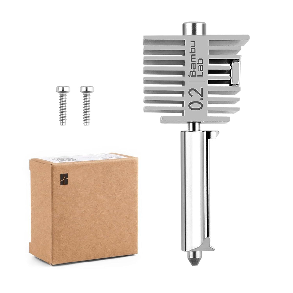 COMTREE Bamboo Original Stainless Steel Assembly Hotend Kit with 0.2mm Nozzle for Bambu Lab A1 Series,All Metal Extruder Hot End Kit, Compatible with A1 and A1 Mini 3D Printer