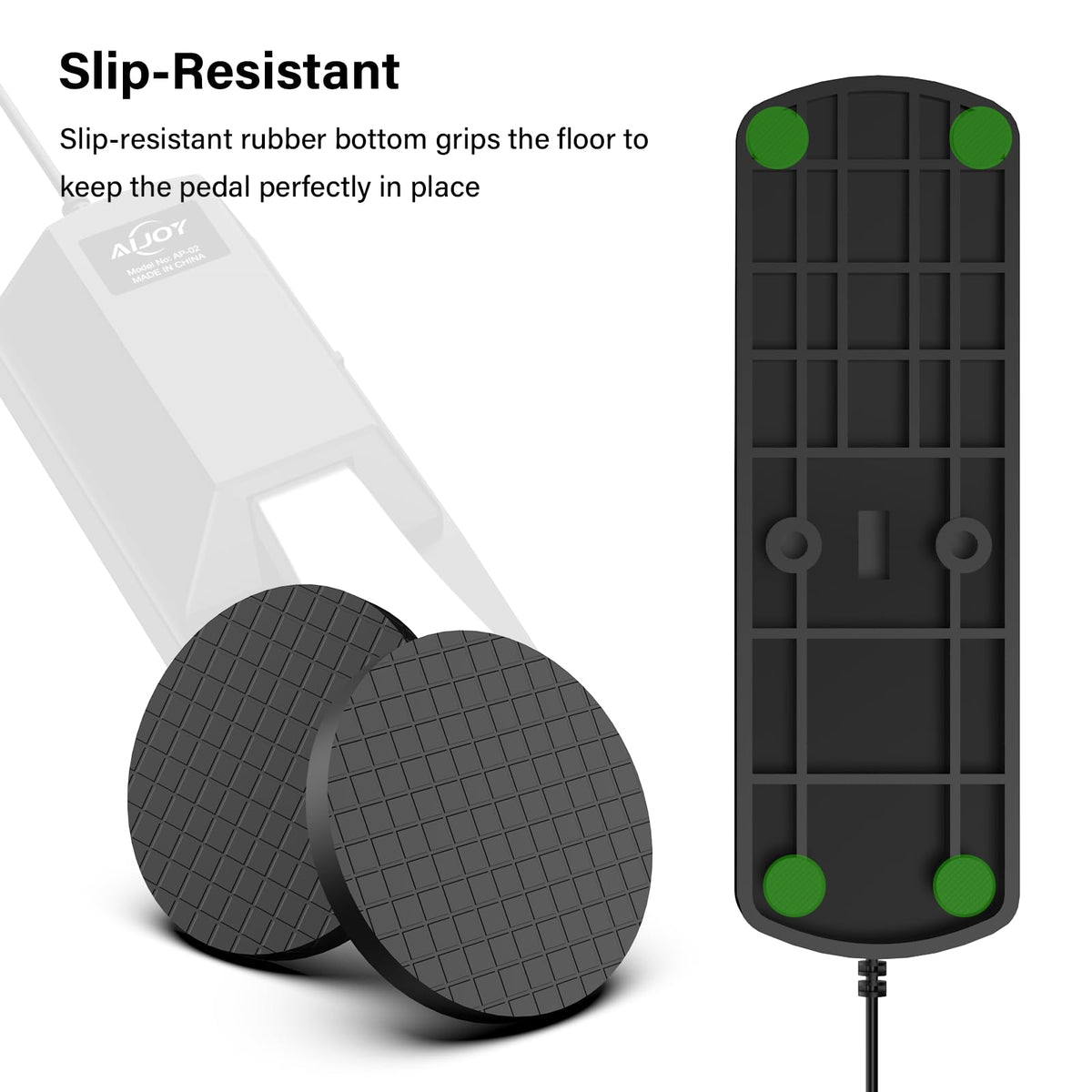 Aijoy 6.35mm Sustain Pedal for Electronic Keyboard