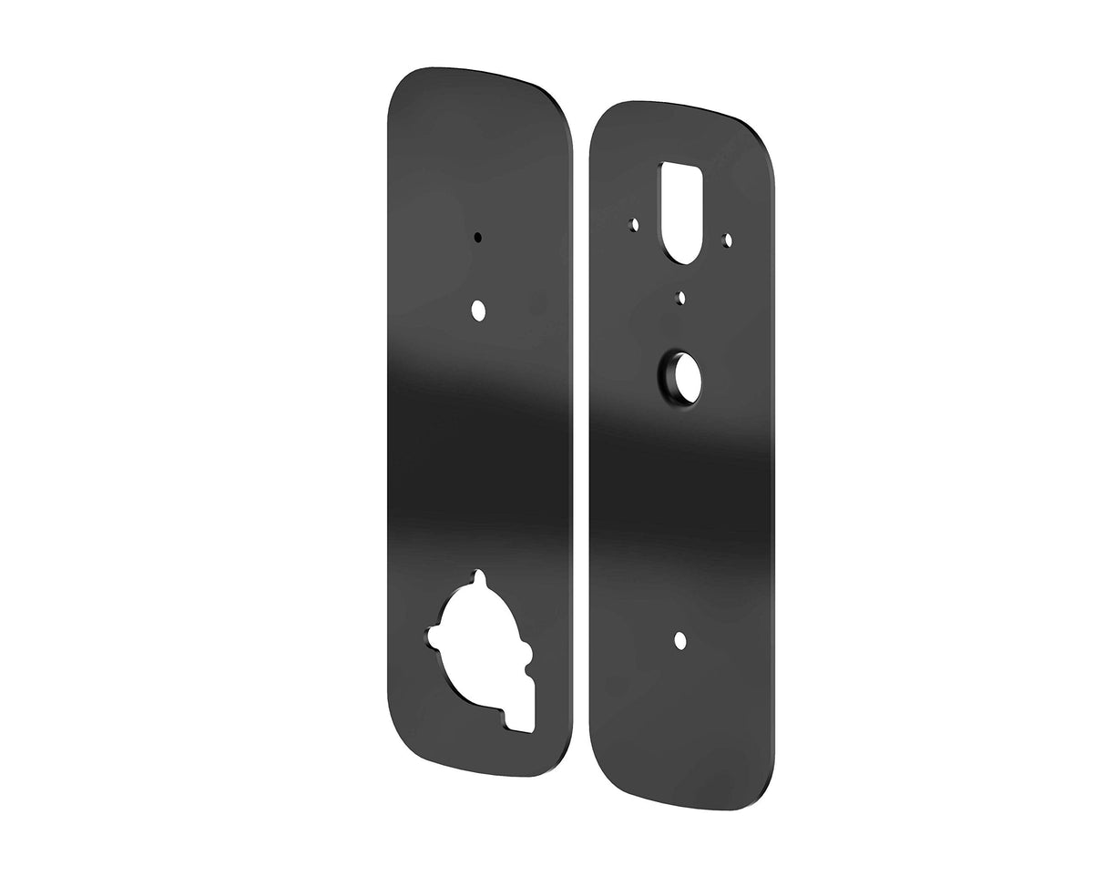 Lockly Smart Door Lock Cover Plate, Accessory for Lockly Smart Locks, Rust-Proof Stainless Steel for Hole Filler Plate - Matte Black (PGA006MB)