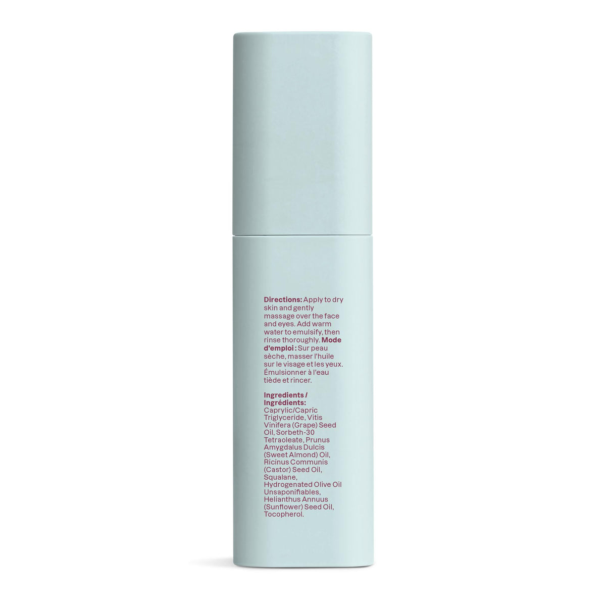 ATTITUDE Cleansing Oil, Makeup Removing Face Cleanser with Squalane & Castor Oil for Soft, Hydrated Skin, EWG Verified, Vegan, Unscented, 3.4 Fl Oz