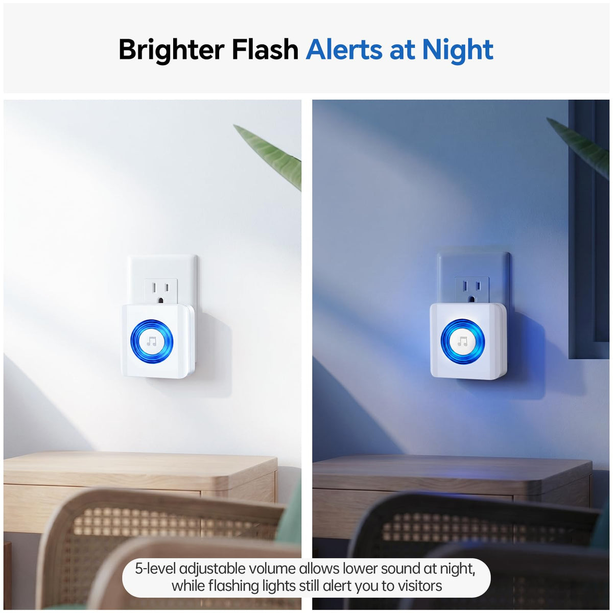 Blink Video Doorbell Chime, Wireless Indoor Doorbell Chime for 1st/2nd Gen