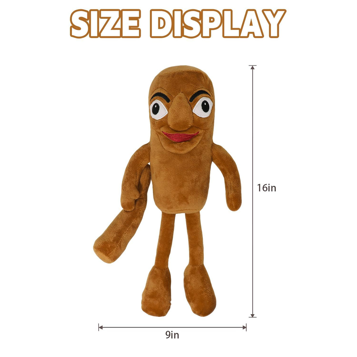 TBKETR Italian,Tung Tung Tung Sahur Plushies Toy 16inch for Fans Gift, Soft Stuffed Animal Pillow for Home Kids' Bedroom Decor, Birthday Christmas Choice for Boys Girls(Tung)