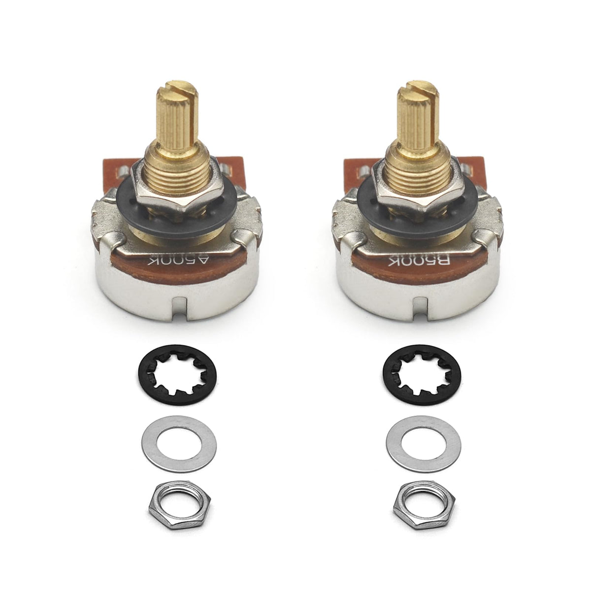 MAXCHEER Electric Guitar Wiring Harness Kits 2 Pickup Style Wiring Harness- 3 Way Toggle Switch+1T1V+Output Jack 500K Pots/473J Capacitor Guitar Circuit Kits (Electric Guitar, 1T1V 3Way)