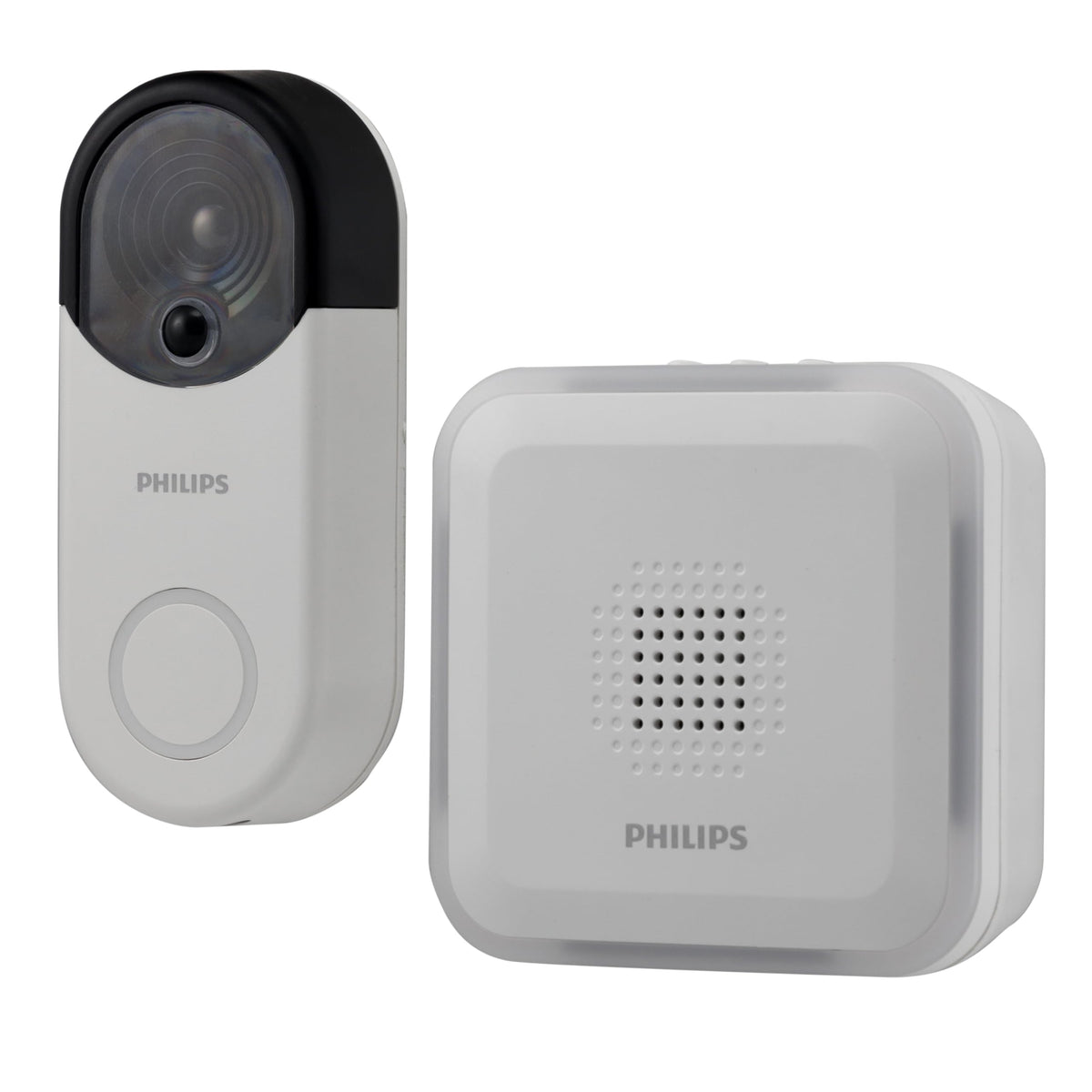 PHILIPS Wireless Security Doorbell Chime Kit, Decoy Doorbell Camera