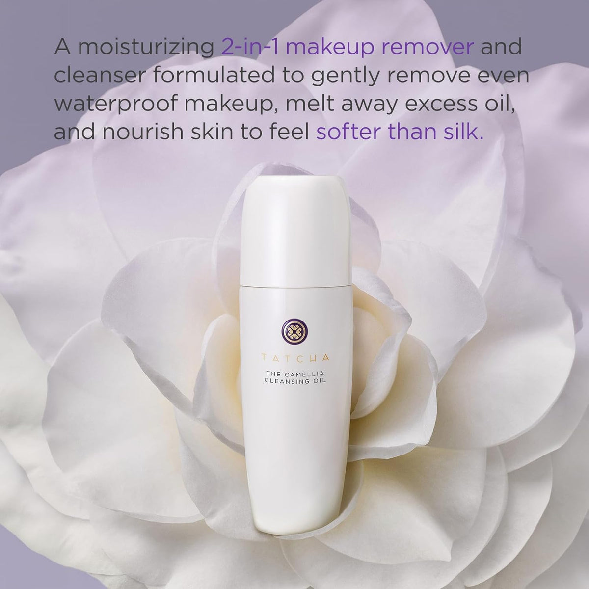TATCHA The Camellia Cleansing Oil, 2-in-1 Makeup Remover & Face Wash