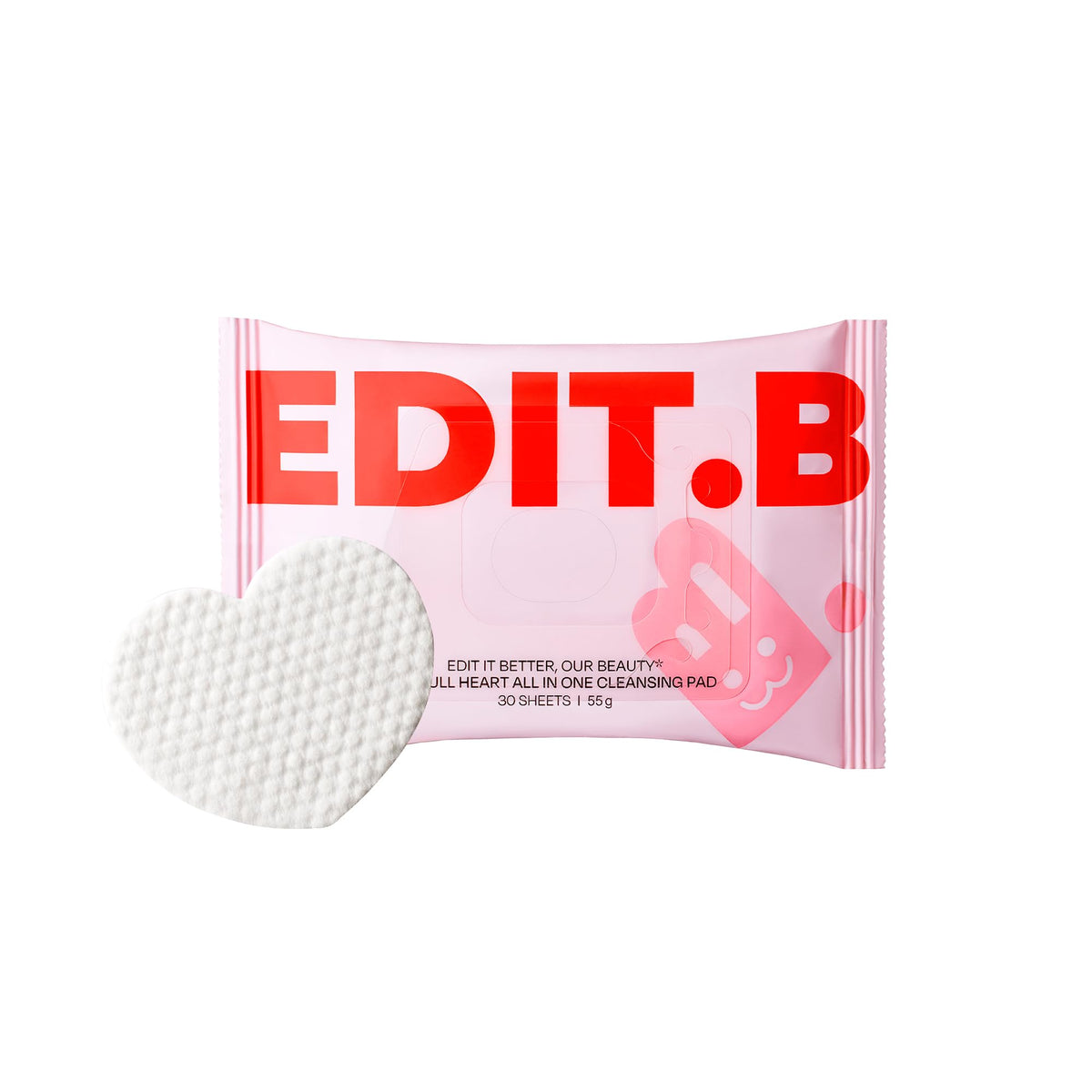 BBIA Glow Tint #19 Choco + EDIT.B Cleansing Pad | Lip Makeup & Clean Skin Duo Bundle