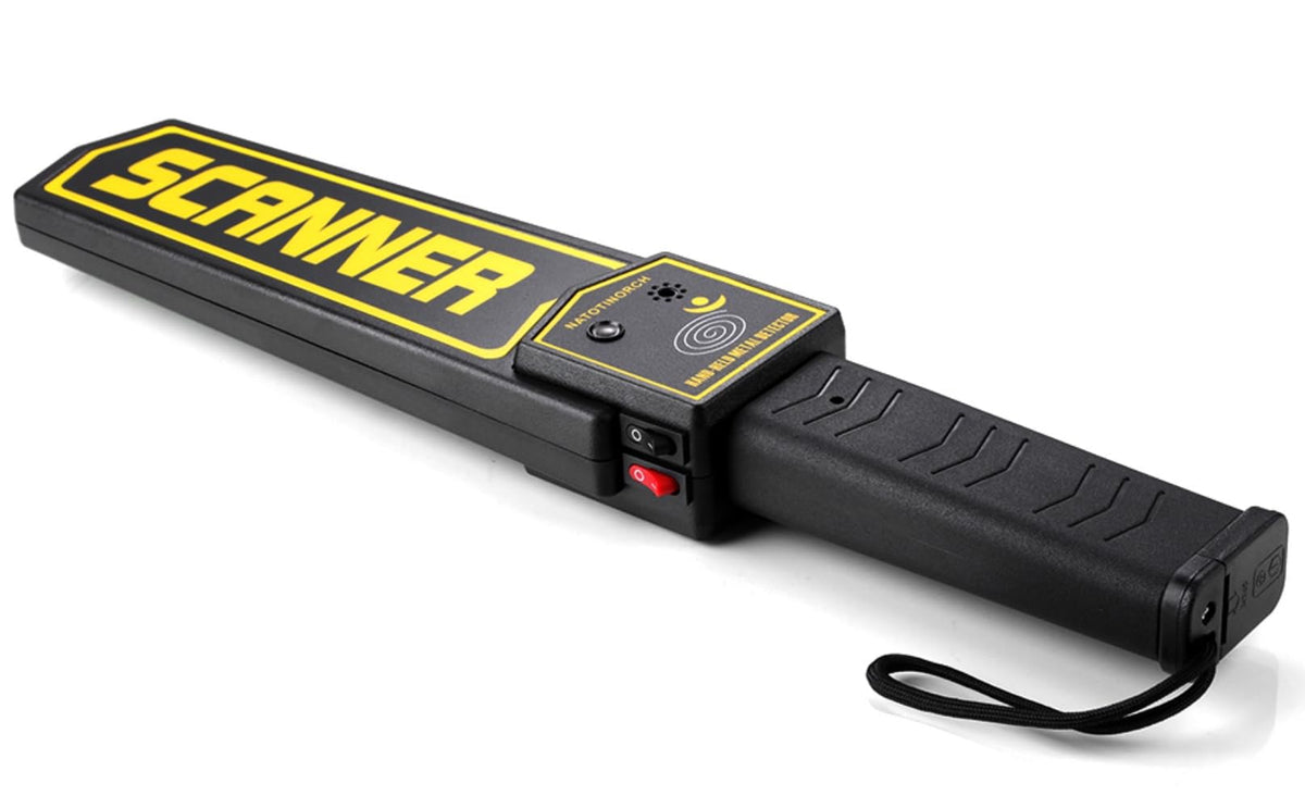Handheld Metal Detector Wand Security Scanner,High-Sensitivity Security Wand Metal Detector, Detection of Various Electronic Metal Products