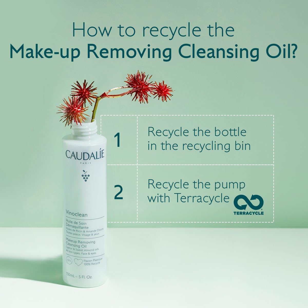 Caudalie Vinoclean Makeup Removing Cleansing Oil - 150 mL