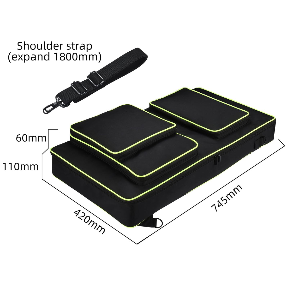 DJ Controller Case fits for Pioneer DDJ FLX10 / 1000 / 1000SRT / GRV6