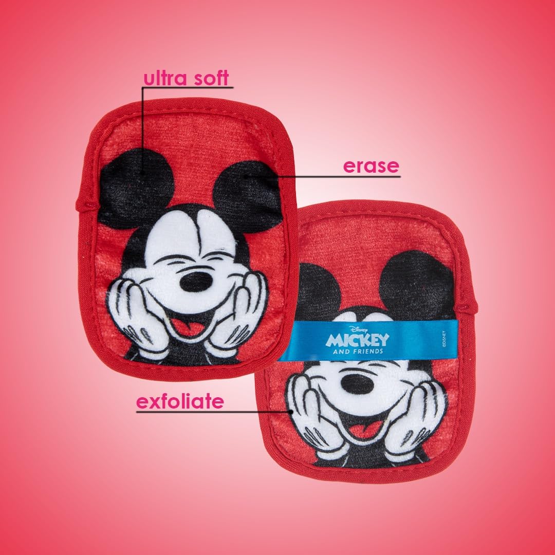 The Original Makeup Eraser, 7-Day Set, Erase All Makeup with Just Water, Including Waterproof Mascara, Eyeliner, Foundation, Lipstick, Sunscreen, and More! Mickey and Friends, 7ct.
