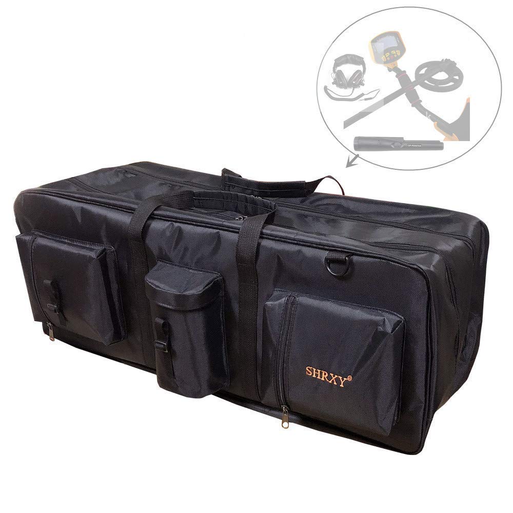 Super detesir Metal Detector Carry Bag Portable Waterproof Canvas Storage Bag Double-layer Organizer Backpack for metal Detecting