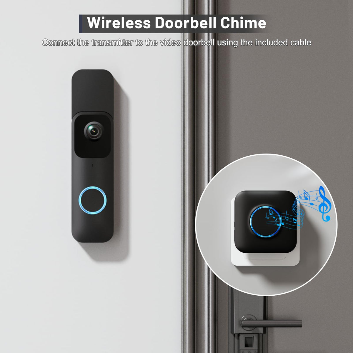Wireless Doorbell Chime for Blink video Doorbell (1st/2nd gen) for Home