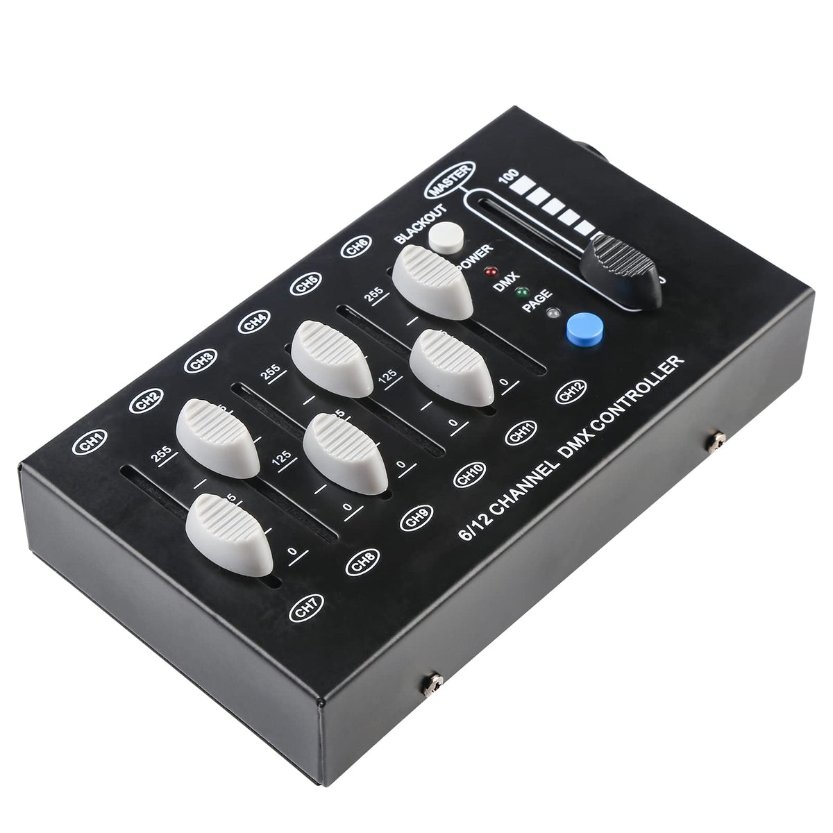 MAD OWL 12 Channel DMX dimming Controller, mini dj Lighting Controller,DMX512 Signal Protocol dimmer Suitable for Small Stage Lighting